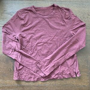 Cotton blend long sleeve lululemon size 4
